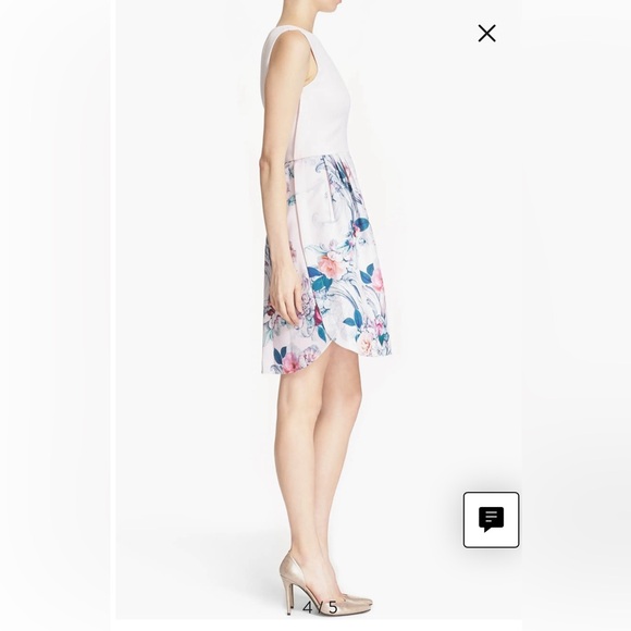 Ted Baker ‘Eilah’ Acanthus Scroll Fit & Flare Dress – Size 1 - Picture 2 of 11